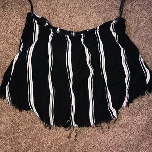 Strapless crop top